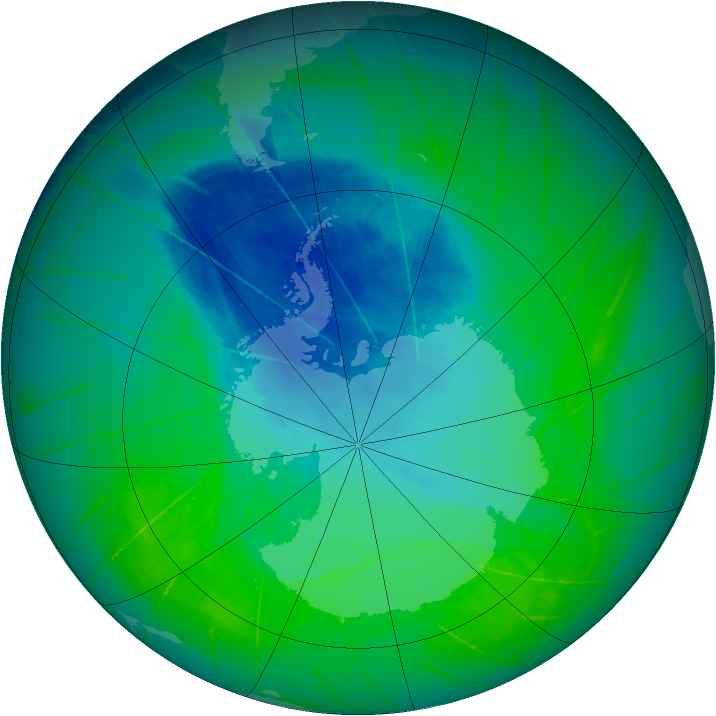 Ozone Map 2009-11-28